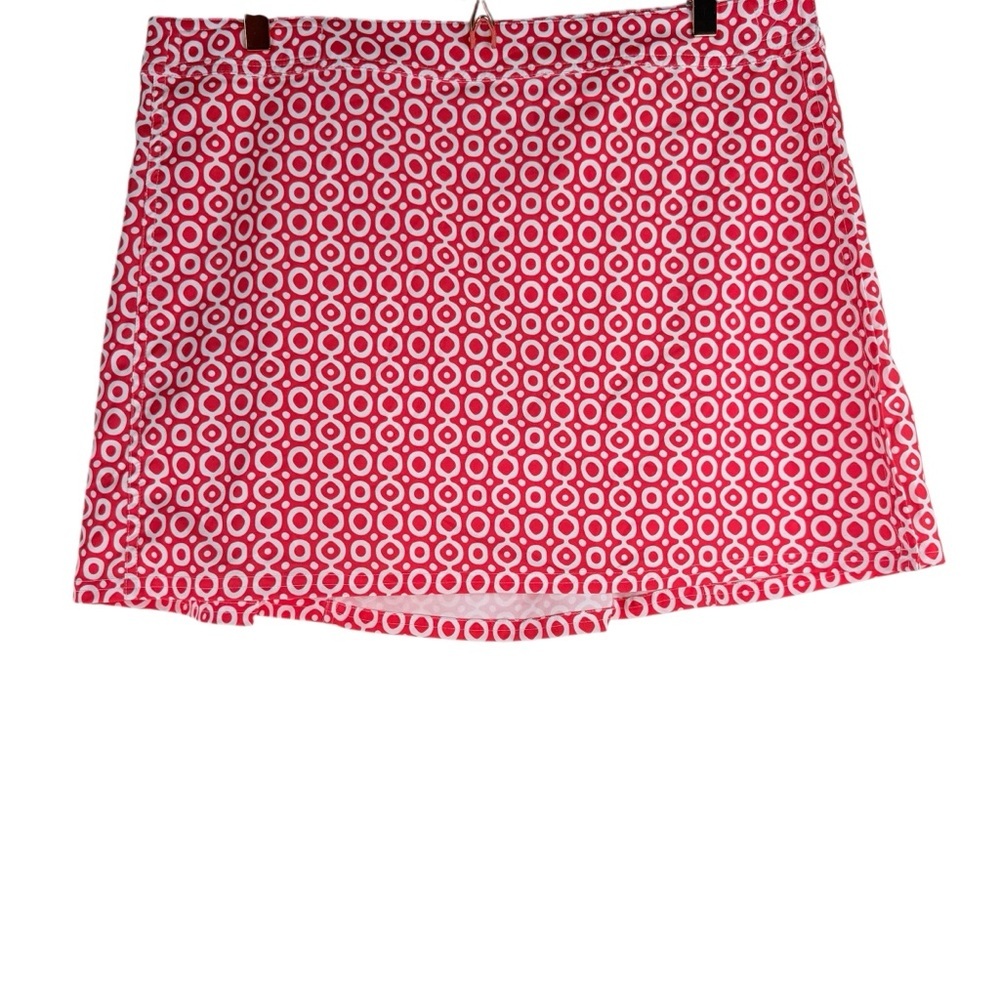 Ripskirt Hawaii Wrap Skirt Polka Dot Print Mini Red Maui Aloha Beach Size XL